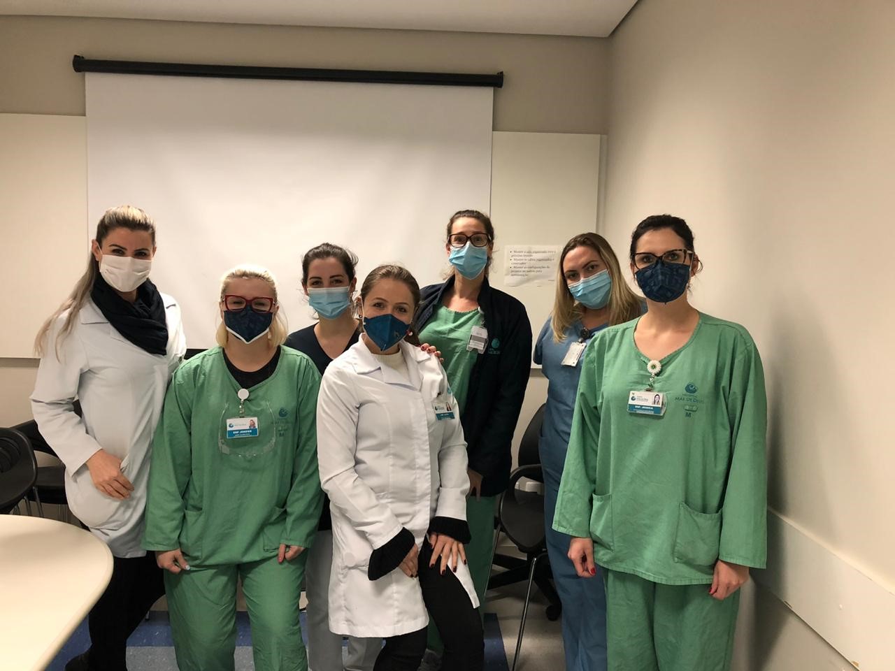 Equipe responsável pela implantação da SAE.